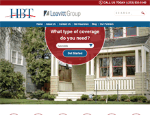 Tablet Screenshot of hbtinsurance.com